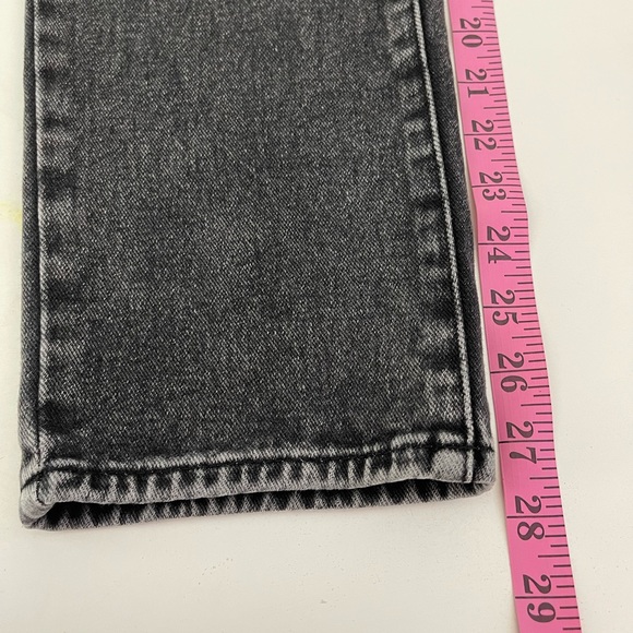 PACSUN Black Acid Wash Mom jean Hi-Rise Ankle Denim Women Size 28 - Picture 10 of 12